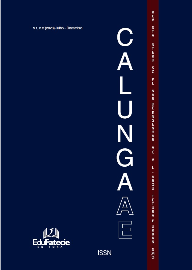 					Visualizar v. 1 n. 2 (2023): Calunga AE - Revista Interdisciplinar de Engenharia Civil, Arquitetura e Urbanismo
				